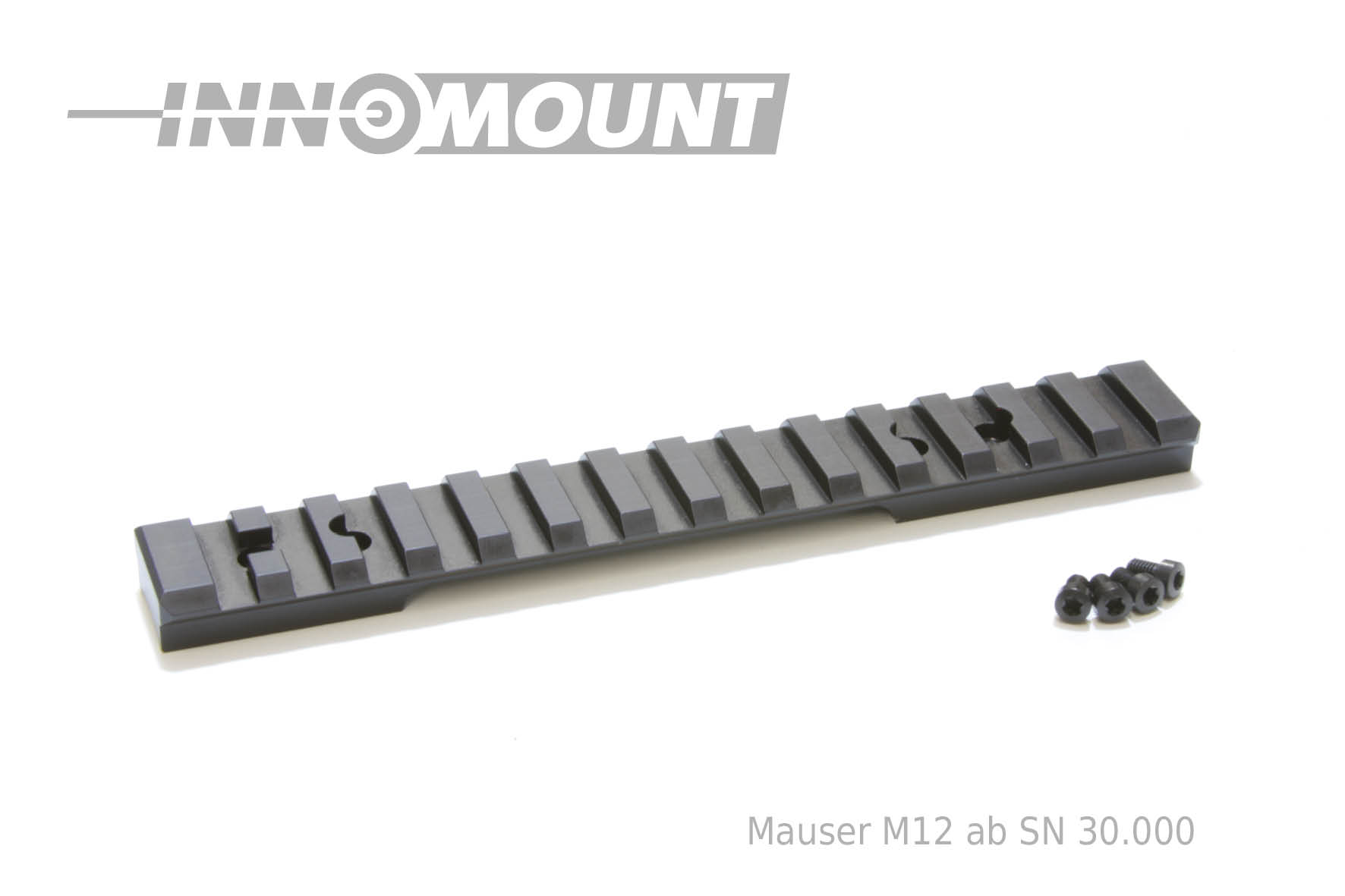 Picatinnyrail - for Mauser Mod.  M12 from SN 30.000 - UNS 6-48 x 5,2 x 5 - Torx