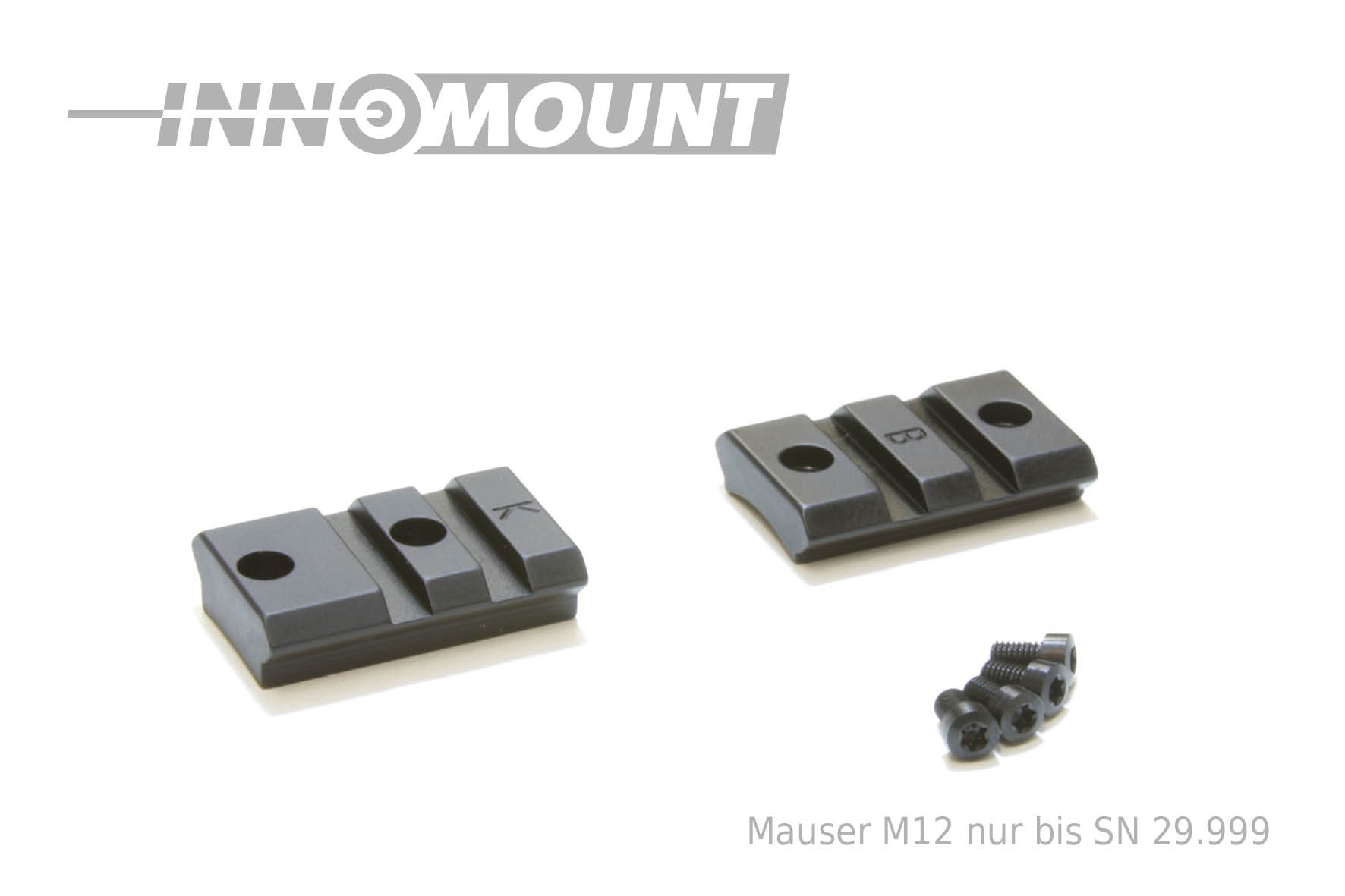 Base - Weaver - Mauser - Mod. K98/M12 D - L (inkl. 4x N00001)