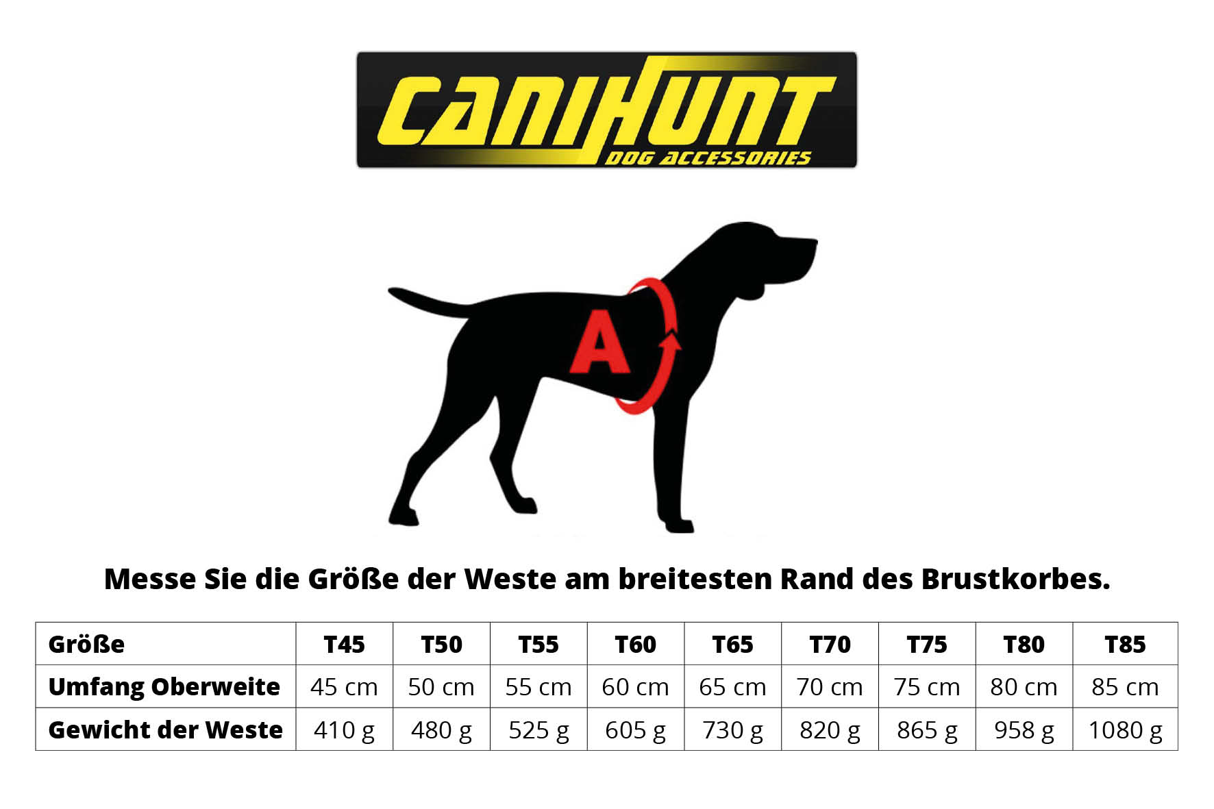 CANIHUNT Hundeschutzweste PROTECT PRO CANO