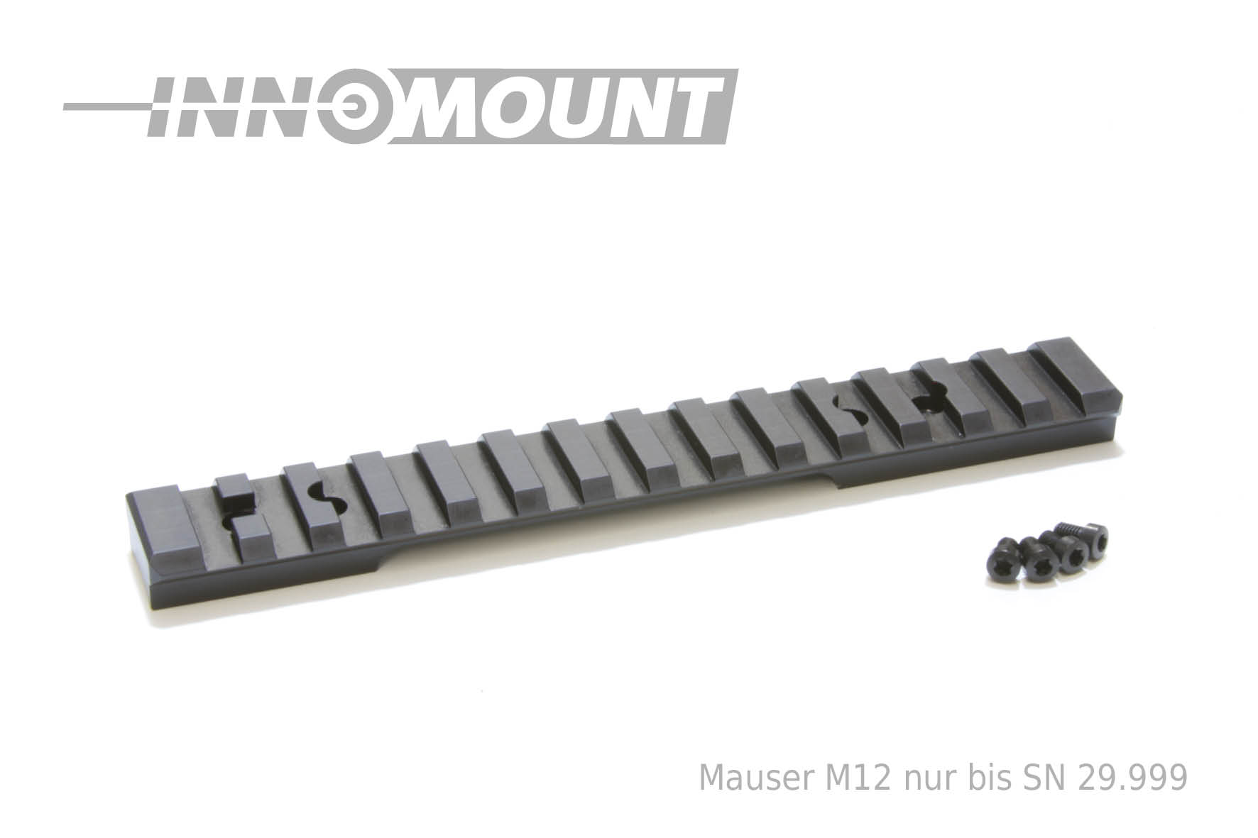 Picatinnyrail - für Mauser Mod. M12 bis SN 29.999 - UNS 6-48 x 5,2 x 5 - Torx
