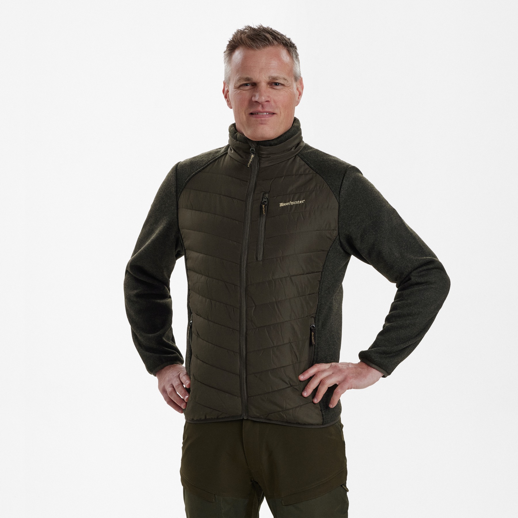Moor Padded Jacket with knit