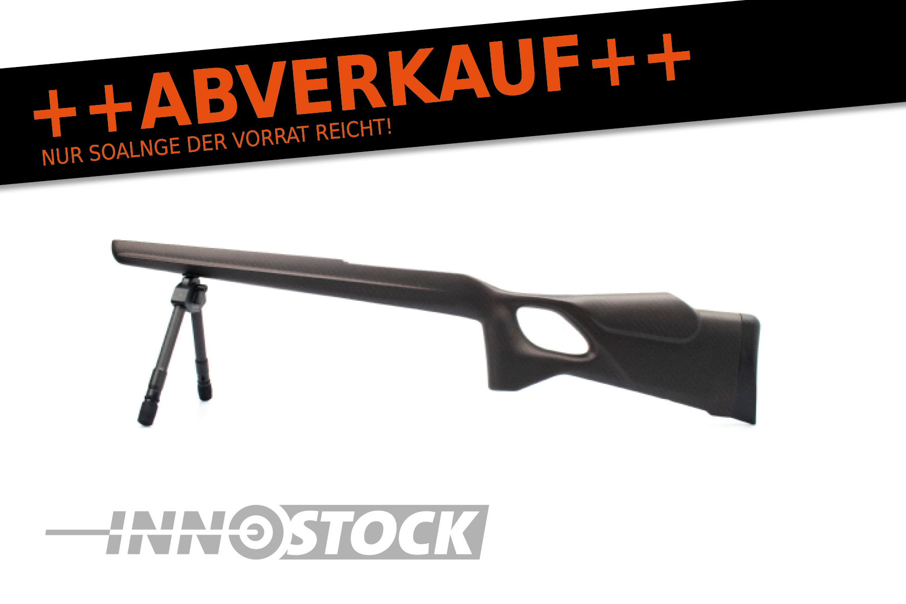 Carbon stock - Revolution - for Tikka T3/T3x - special version in brown with softtouch coating